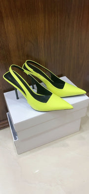 Trendsi 0 High Heel French Style Temperament Baotou Slingback Sandals