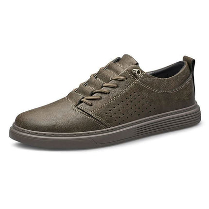 Hollow-out Breathable Hole Shoes Casual Spring And Summer Low-top Cowhide Surface Fashion Shoes Fendax 0