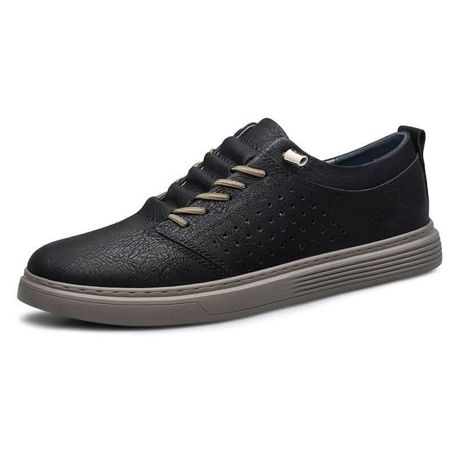 Hollow-out Breathable Hole Shoes Casual Spring And Summer Low-top Cowhide Surface Fashion Shoes Fendax 0
