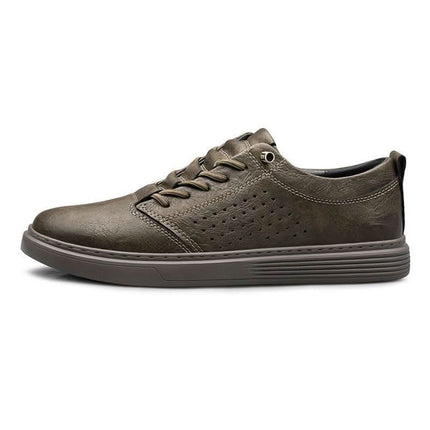 Hollow-out Breathable Hole Shoes Casual Spring And Summer Low-top Cowhide Surface Fashion Shoes Fendax 0