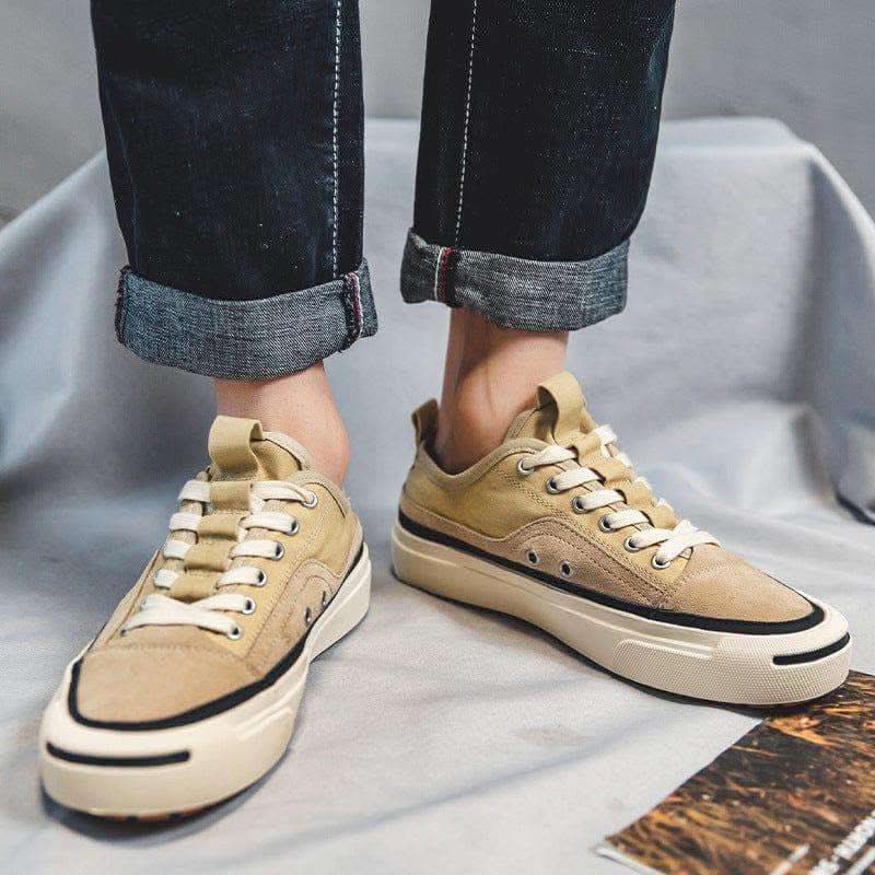 Japanese-style Retro Casual Shoes Hong Kong Style Street Fendax 0