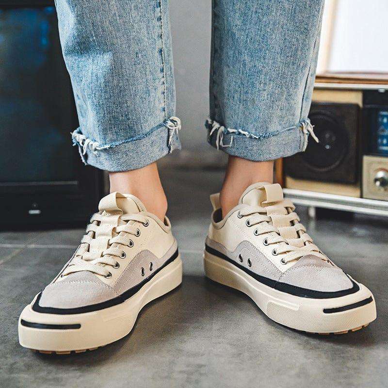 Japanese-style Retro Casual Shoes Hong Kong Style Street Fendax 0