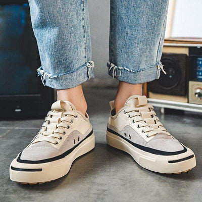 Japanese-style Retro Casual Shoes Hong Kong Style Street Fendax 0