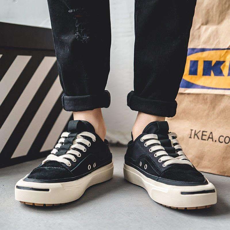 Japanese-style Retro Casual Shoes Hong Kong Style Street Fendax 0