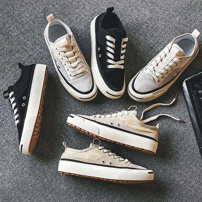 Japanese-style Retro Casual Shoes Hong Kong Style Street Fendax 0