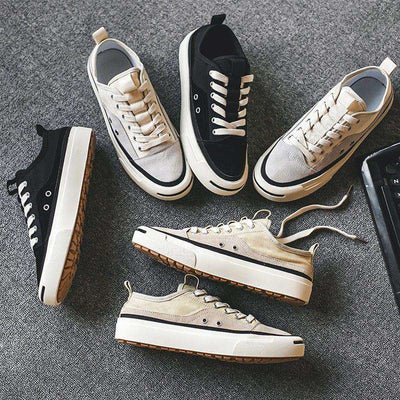 Japanese-style Retro Casual Shoes Hong Kong Style Street Fendax 0