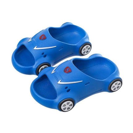 Kids Glowing Slippers Cartoon Car Sandals Children Sandals Anti Slip Boys Girls Luminous Slippers Summer Beach Shoes Fendax 0