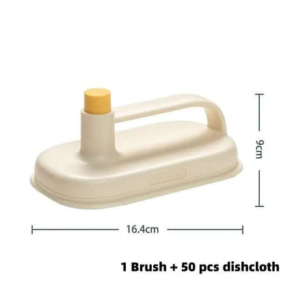 Kitchen Bathroom Toilet Cleaning Magic Brush Glass Wall Cleaning Bath Brush Handle Cleaning Rag Ceramic Window Slot Clean Brush Kitchen Gadgets Fendax 0