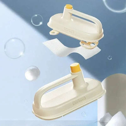 Kitchen Bathroom Toilet Cleaning Magic Brush Glass Wall Cleaning Bath Brush Handle Cleaning Rag Ceramic Window Slot Clean Brush Kitchen Gadgets Fendax 0