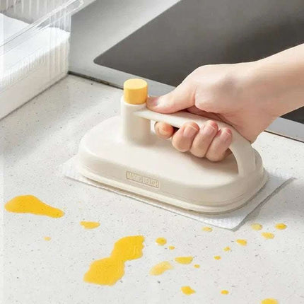 Kitchen Bathroom Toilet Cleaning Magic Brush Glass Wall Cleaning Bath Brush Handle Cleaning Rag Ceramic Window Slot Clean Brush Kitchen Gadgets Fendax 0