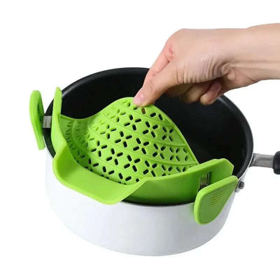 Kitchen Gadgets Silicone Pot Side Drain Stopper Fendax 0
