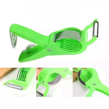 Kitchen Gadgets Vegetable Salad Fruit Slicer Cucumber Ham Banana Splitter Peeler Fendax 0
