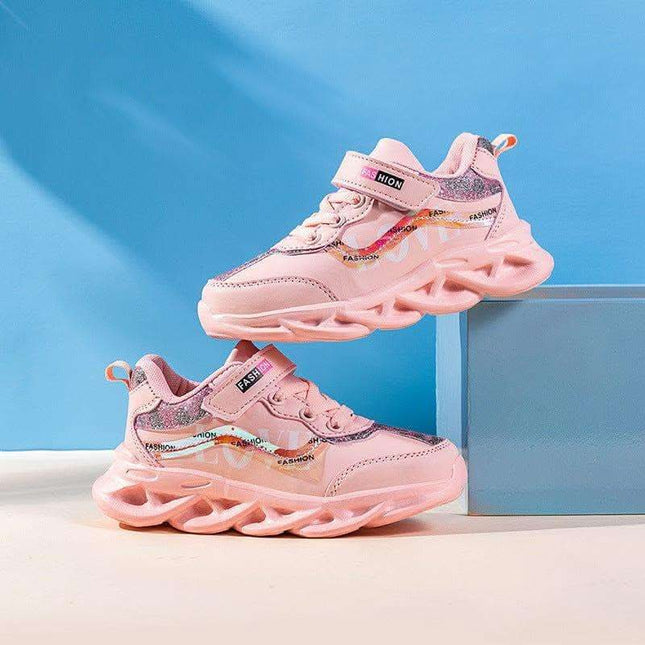 Korean Style Trendy Shoes Girls Girls Shoes Children's Sports Shoes Fendax 0