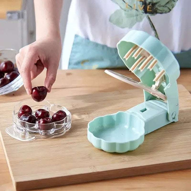 Light Green Cherry Seed Remover For Home Use Kitchen Gadgets Fendax 0