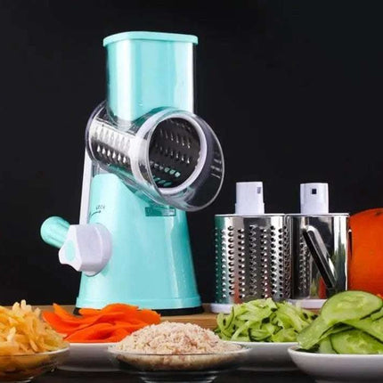 Manual Kitchen Accessories Multifunctional Round Mandoline Potato Slicer Vegetable Cutter Slicer Cheese Kitchen Gadgets Fendax 0