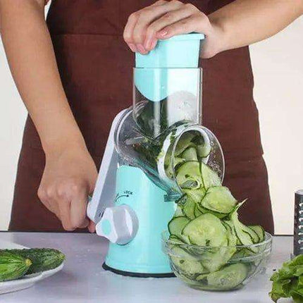 Manual Kitchen Accessories Multifunctional Round Mandoline Potato Slicer Vegetable Cutter Slicer Cheese Kitchen Gadgets Fendax 0