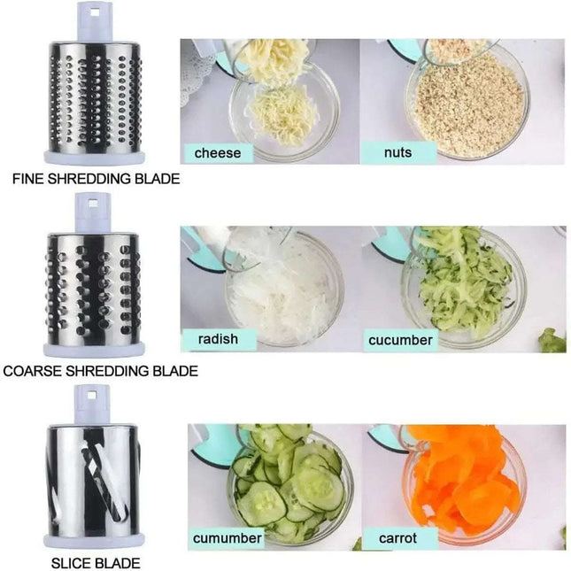 Manual Kitchen Accessories Multifunctional Round Mandoline Potato Slicer Vegetable Cutter Slicer Cheese Kitchen Gadgets Fendax 0