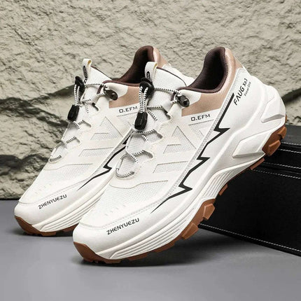 Men Colorblock Sneakers Outdoor Casual Mountaineering Hiking Running Sports Shoes Fendax 0