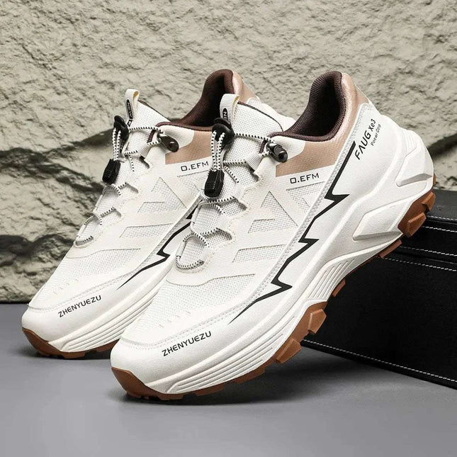 Men Colorblock Sneakers Outdoor Casual Mountaineering Hiking Running Sports Shoes Fendax 0