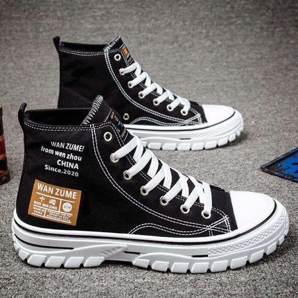 Men's High-top Canvas Shoes Trendy Fendax 0