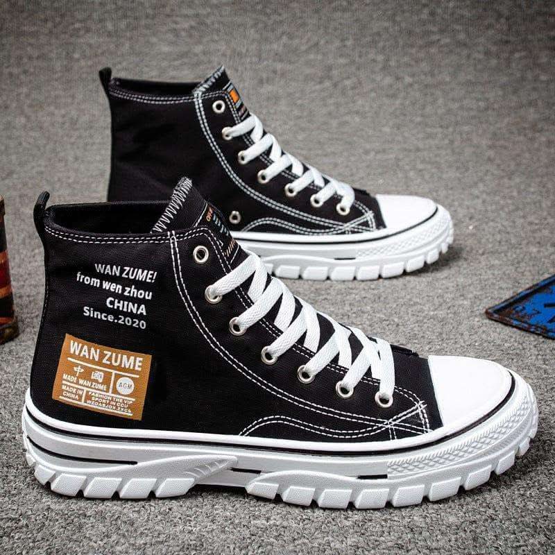 Men's High-top Canvas Shoes Trendy Fendax 0