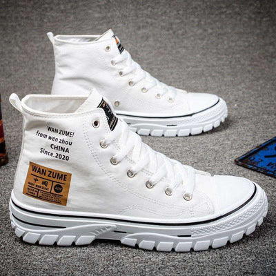 Men's High-top Canvas Shoes Trendy Fendax 0