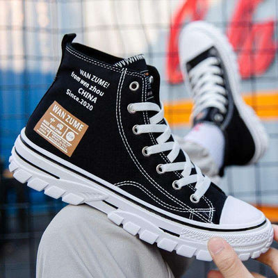 Men's High-top Canvas Shoes Trendy Fendax 0