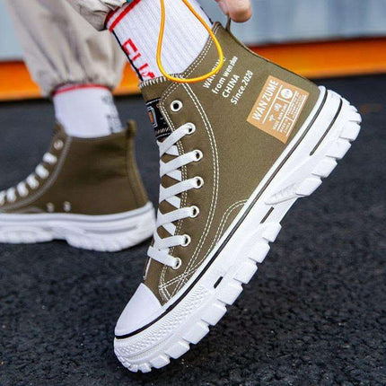Men's High-top Canvas Shoes Trendy Fendax 0