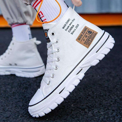 Men's High-top Canvas Shoes Trendy Fendax 0