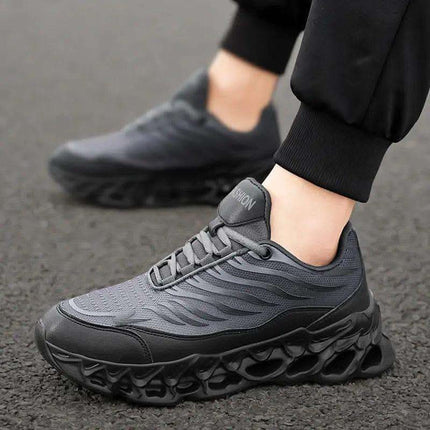 Men's Lace-up Sneakers Thick-soled Daddy Vulcanized Shoes Outdoor Running Sports Casual Shoes Fendax 4