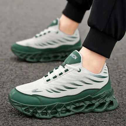 Men's Lace-up Sneakers Thick-soled Daddy Vulcanized Shoes Outdoor Running Sports Casual Shoes Fendax 4