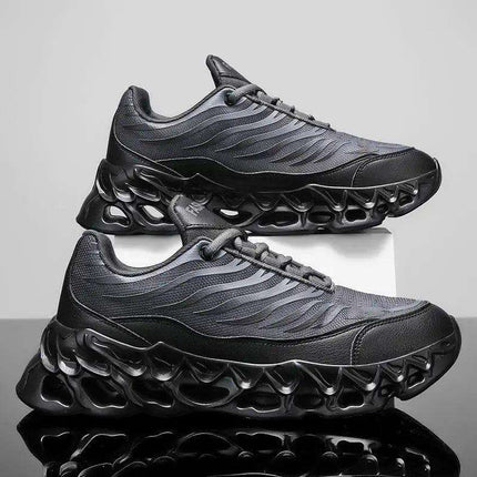 Men's Lace-up Sneakers Thick-soled Daddy Vulcanized Shoes Outdoor Running Sports Casual Shoes Fendax 4