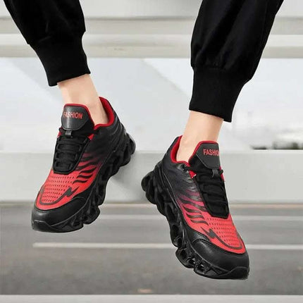 Men's Lace-up Sneakers Thick-soled Daddy Vulcanized Shoes Outdoor Running Sports Casual Shoes Fendax 4