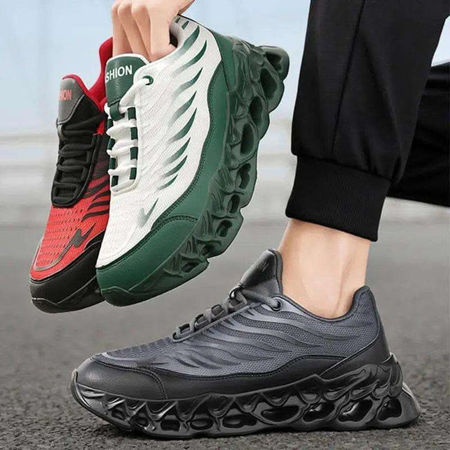 Men's Lace-up Sneakers Thick-soled Daddy Vulcanized Shoes Outdoor Running Sports Casual Shoes Fendax 4