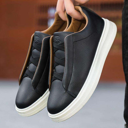 Men's Leather Soft-soled Breathable Sneakers Fendax 0