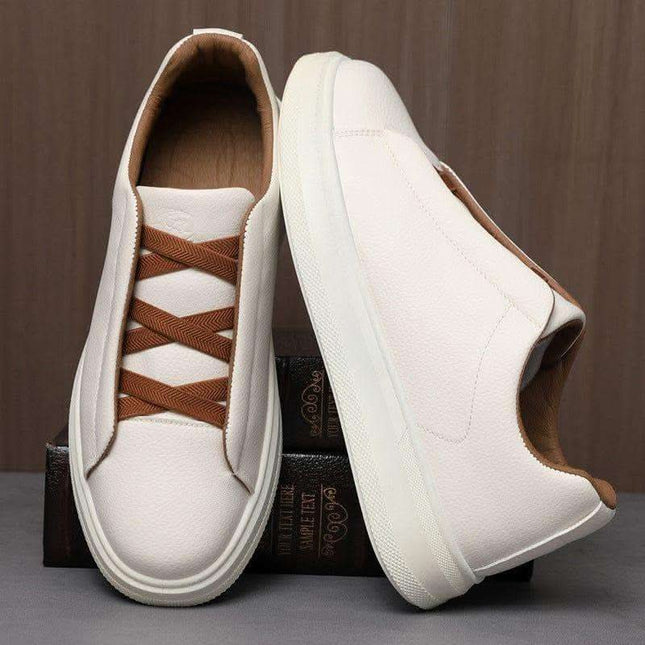 Men's Leather Soft-soled Breathable Sneakers Fendax 0
