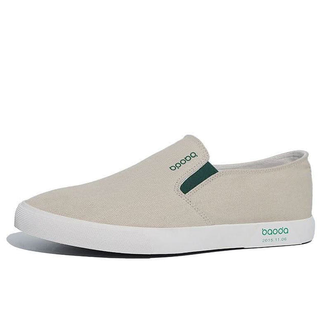 Men's Slip-on Canvas Shoes Classic All-match Soft Board Shoes Fendax 0