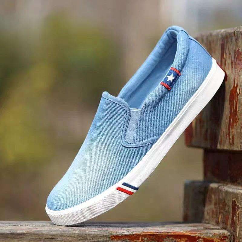 Men's Tendon Sole Canvas Shoes Slip-on Plus Size Summer Fendax 0