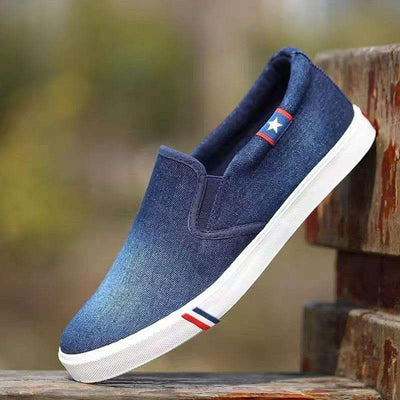 Men's Tendon Sole Canvas Shoes Slip-on Plus Size Summer Fendax 0