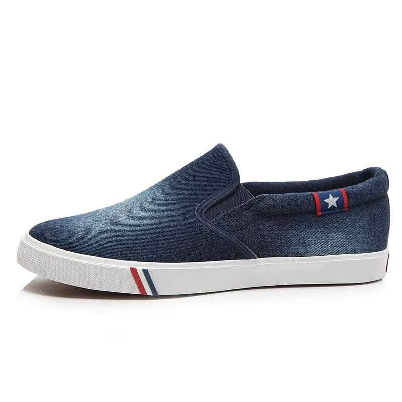 Men's Tendon Sole Canvas Shoes Slip-on Plus Size Summer Fendax 0