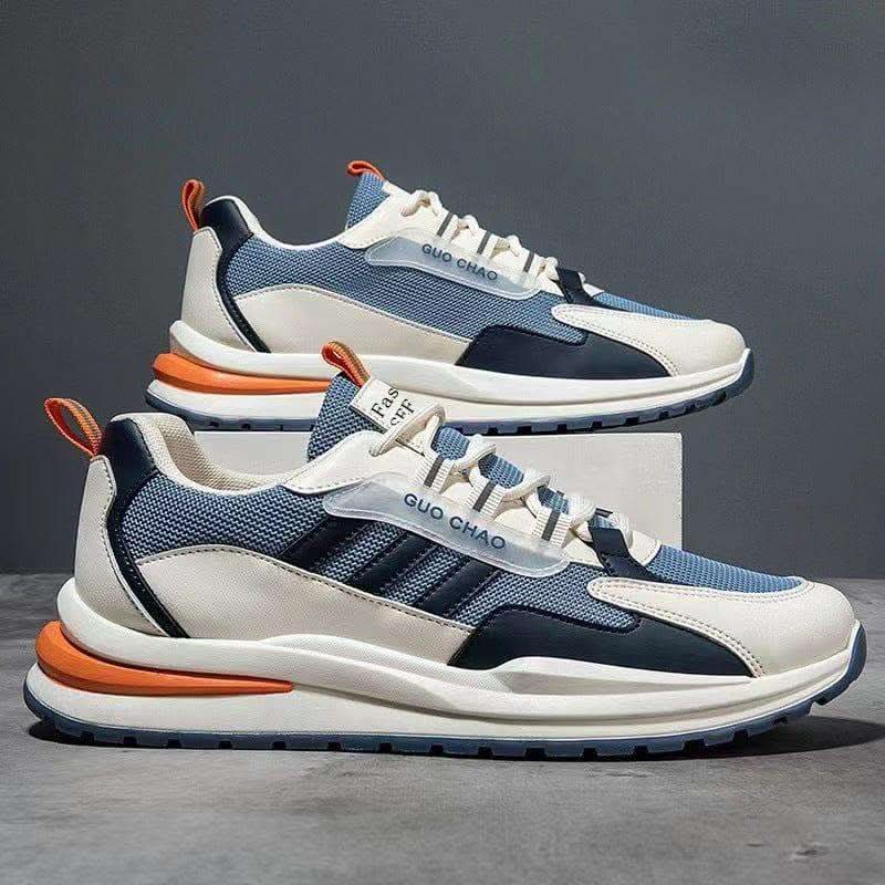 Mesh Breathable Lace Up Running Sneaker Men Fendax 0