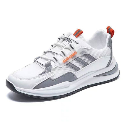Mesh Breathable Lace Up Running Sneaker Men Fendax 0