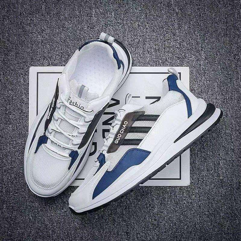 Mesh Breathable Lace Up Running Sneaker Men Fendax 0