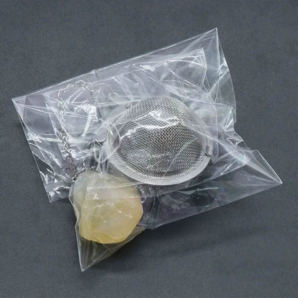 Natural Raw Gemstone Filter Ball Stew Ingredients Ball Stainless Steel Tea Filter Kitchen Gadgets Fendax 0
