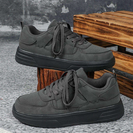 New Thick Bottom Frosted Skateboard Couple Vintage Fashion Outdoor Casual Shoes Maillard Lady Sneaker Fendax 0