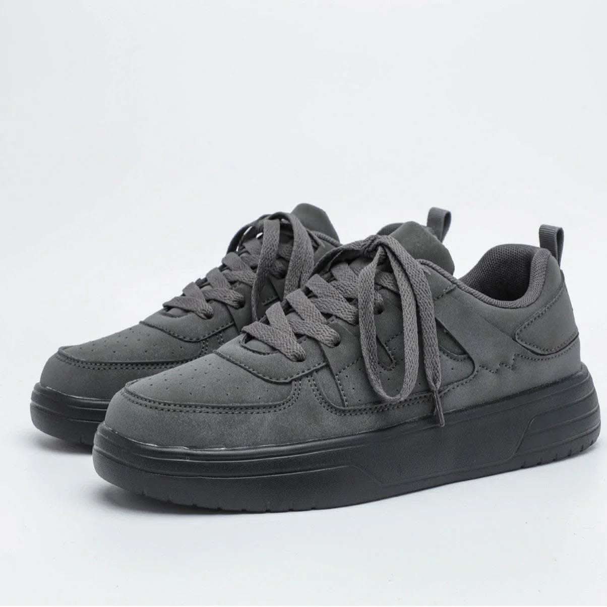 New Thick Bottom Frosted Skateboard Couple Vintage Fashion Outdoor Casual Shoes Maillard Lady Sneaker Fendax 0