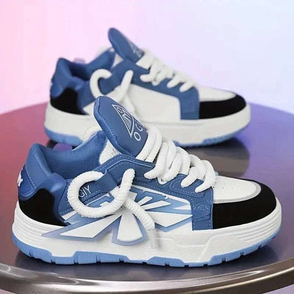 Niche Thick Bottom Trendy Men Harajuku European And American Increased By Clunky Sneakers Fendax 0