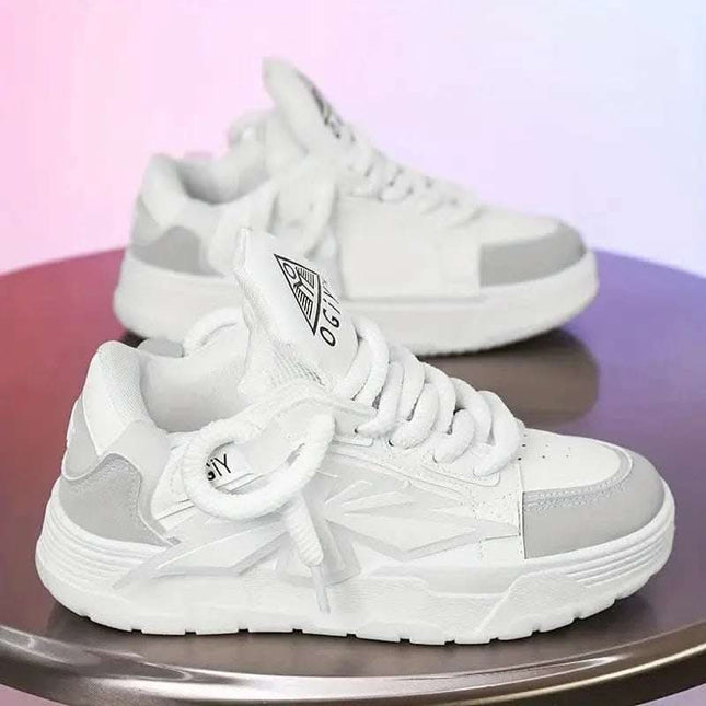 Niche Thick Bottom Trendy Men Harajuku European And American Increased By Clunky Sneakers Fendax 0