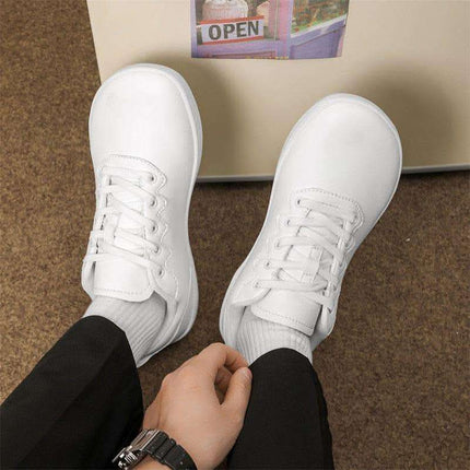 Outdoor Sneakers Low-top Lace-up Leather Surface Casual Shoes Fendax 0
