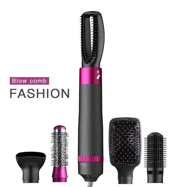 Professional 5 In 1 Hair Dryer Brush Dryer And Straightening Brush Electric Hair Styling Tool Automatic Hair Curler Beauty Supplies Gadgets Fendax 0
